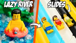 I Built a LEGO WATER PARK...