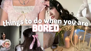 things to do when you are BORED˚◌ ౨ৎ ⋆｡˚🍵🎀🕯️+ fun stuff you can try✨