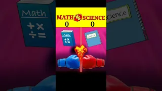 MATH 📐📊📚 VS SCIENCE🔬 #shorts #comparison #viral #trending