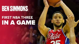 Ben Simmons Makes 3-Pointer, Joel Embiid and 76ers Go Wild | Philadelphia 76ers NBA Preseason