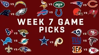 Week 7 NFL Game Picks | NFL