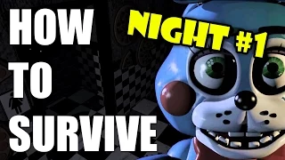 How To Survive And Beat Five Nights At Freddy's 2 | Night One | PC GUIDE