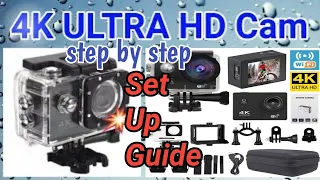 4K ULTRA HD ACTION CAM | UNBOXING & SET UP GUIDE |