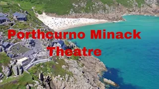 Porthcurno Beach Cornwall, adventures 35th.Part1, 4K video.