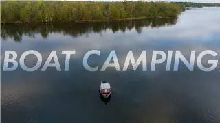 A Day In The Life Boat Camping  |  A Crappie Day on Shawano Lake