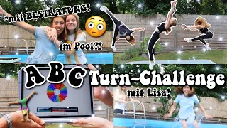 ABC Turn Challenge💗Kathie vs. Lisa😳*mit Bestrafung*❗️| Kathie