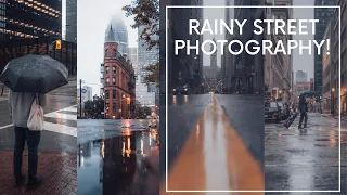 POV - Extremely Wet Toronto Street Photography!