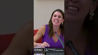 Irene Montero haciendo el ridículo