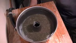 DIY Home Made Blue Bowl Prospecting Gold Recovery Test