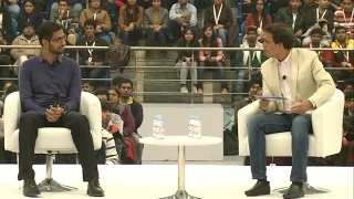 Google CEO, Sundar Pichai entertaining a query from Entrepreneurship Cell, IIT Kharagpur