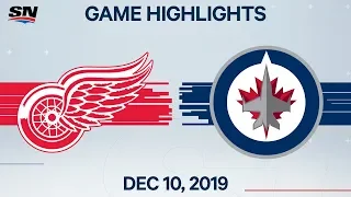 NHL Highlights | Red Wings vs. Jets – Dec. 10, 2019