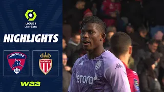 CLERMONT FOOT 63 - AS MONACO (0 - 2) - Highlights - (CF63 - ASM) / 2022-2023