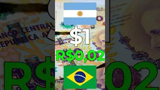 Essas são as 3 moedas mais DESVALORIZADAS do MUNDO! 💵❌ #moedas #dinheiro #real #peso #dolar