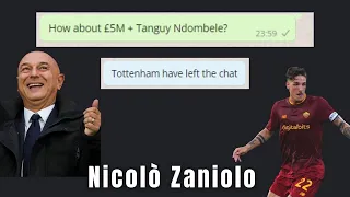 Tottenham's texts with Roma for Nicolò Zaniolo😂 | Tottenham Text Messages