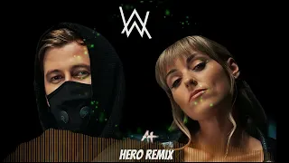 Alan walker  - hero remix ( Lyrics  video )