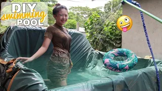 DIY SWIMMING POOL (TURNING OUR PICK UP TRUCK INTO A POOL) | Philippines