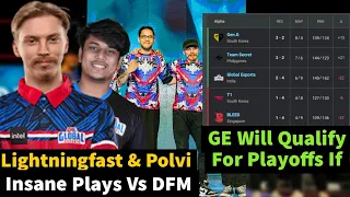 GE Playoffs Chances? | Lightningfast & Polvi Crazy Plays | GE Vs DFM VCT Pacific 😳