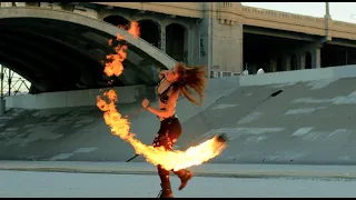 Los Angeles Fire Dancing ft. Flow Mayhem