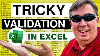 Excel - How to Set Up Check Number Validation & AutoComplete in Excel - Episode 491