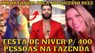 Gusttavo Lima faz festa de ANIVERSÁRIO para 400 pessoas, veja CONVITE exclusivo e mais…