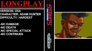 Streets of Rage [USA] (Sega Genesis) - (Longplay - Adam Hunter | Hardest Difficulty)