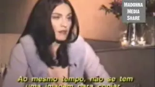 Madonna dando coices em Marilia Gabriela