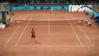 Top Spin 2K25 - Roger Federer Vs Andy Murray I Madrid Masters I Legend Difficulty (PS5)