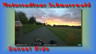 Motorradtour Schwarzwald | Sunset Ride | #Motovlog