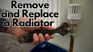 How to Remove and Replace a Radiator For Decorating - No Draining Required!