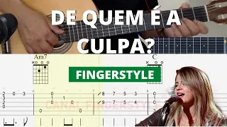 DE QUEM É A CULPA? / SERTANEJO / FINGERSTYLE TAB / COVER INSPIRAÇÃO / JOSUÉ PRUDENCIANO