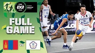 Mongolia v Chinese Taipei | Men | Full Game | Crelan FIBA 3x3 World Cup 2022