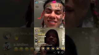 6ix9ine friendly fight with torylanez about Cardib