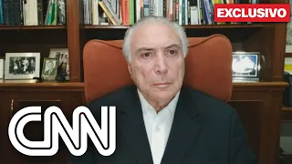 Exclusivo: Ex-presidente Michel Temer repercute falas de Jair Bolsonaro