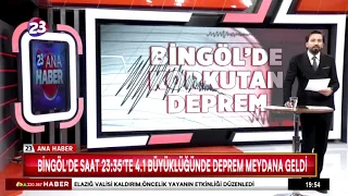 BİNGÖL'DE KORKUTAN DEPREM