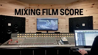 Mixing the White Plastic Sky film score at The Bunker Studio Brooklyn