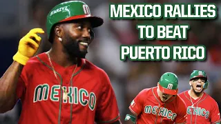 Mexico comes back to beat puerto rico in the quarterfinal, a breakdown