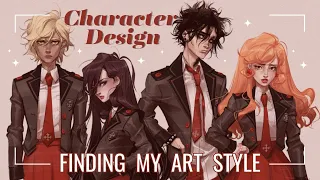 CHARACTER DESIGN // how I approach posing and finding the right style - Gloamingvale