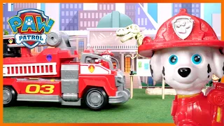 Marshall’s Best Firetruck Toy Rescues 🚒  | PAW Patrol Compilation | Toy Pretend Play for Kids