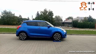 SLIP TEST 2WD - Suzuki Swift Sport - ESP - traction control test - @4x4.tests.on.rollers