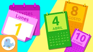 DÍAS de la SEMANA y MESES del AÑO para niños 📅 Recopilación 📆 Lunes, martes, miércoles, jueves...