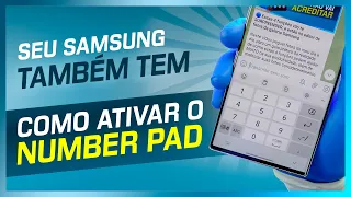 🔵 Está escondido! Como ativar o TECLADO NUMÉRICO no celular Samsung Galaxy?