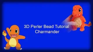 3D Perler Bead Tutorial - Charmander (Pokemon)
