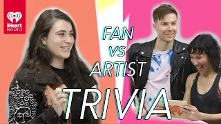 Matt And Kim Go Head to Head With Their Biggest Fan | Fan Vs Artist Trivia