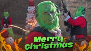 Grinch Christmas with Gun Drummer