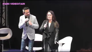 Holly Marie Combs ( Charmed ) speaks French and about gastronomy in Paris Fan festival 8 May 2022