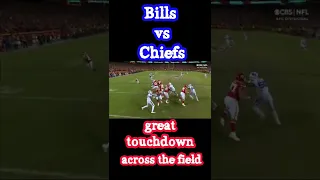 BUFFALO BILLS vs KANSAS CITY CHIEFS  Divisional Round 2021 NFL Playoffs touchdown - across the field