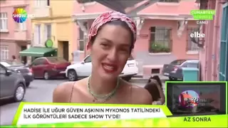 Berguzar Korel on SHOW TV 29082015