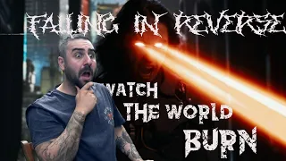 Falling In Reverse - Watch The World Burn - First time hearing this band EVER! - Musician Reaction
