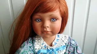 Реставрация   Коллекционной  фарфоровой   куклы  ПАМЕЛЫ ЭРФФ