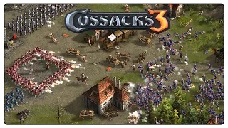 Cossack 3 First look Gameplay - Russian campaign #1